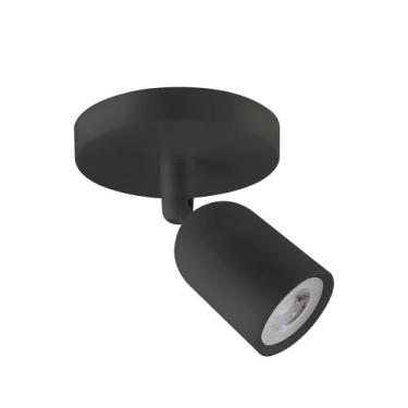 Imagem de Luminária spot led direct mr16base circular 1x4w - preto - TASCHIBRA