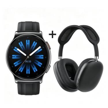 Imagem de Kit Relogio Lançamento Smartwatch Ecossistema Xiaomi, Haylou Solar Lit