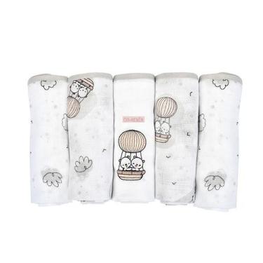 Imagem de Fralda de Pano CIA DO NENEM - Urso - 5 Unidades - MINASREY