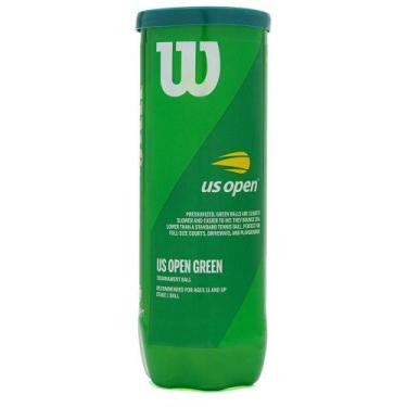 Imagem de Bola de Tênis Wilson Up Open Green Estágio 1 Tubo com 03 Bolas