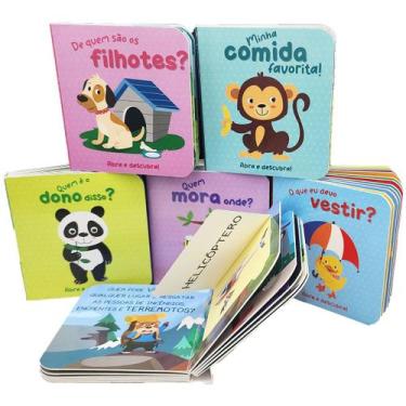 Imagem de Livro Para Crianças Coleção Abra e Descubra! Cartonado Interativo Cole