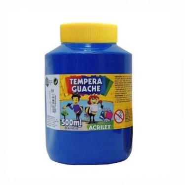 Imagem de Tinta guache Azul 500ml - 559 - Acrilex