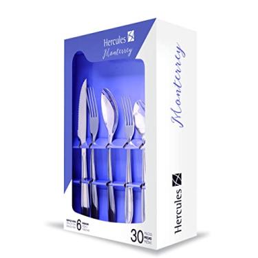 Imagem de Faqueiro Estojo Papelão, 30 Peças, Monterrey, Herces 1340-30, Hercules