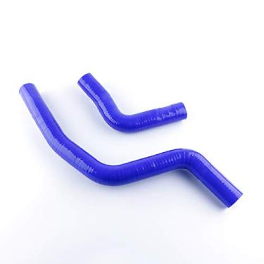 Imagem de LUXERAD 3 camadas 4,5 mm Performance Fit 1999 2000 2001 SAAB 9-5 3.0L V6 Turbo Silicone Kit de mangueira de radiador (azul)