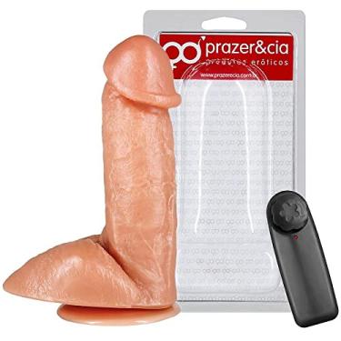 Imagem de PROTESE PENIS VIBRADOR INTERNO COM ESCROTO E VENTOSA - 16 CMS X 4,4 CMS - SEXTOYONLINE