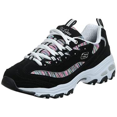 Imagem de Skechers Sport Women's Dlites Interlude Sneaker,black/multi,5 M US
