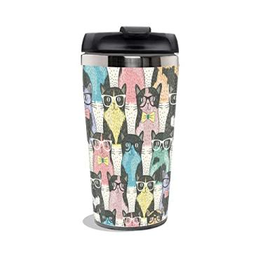 Imagem de Copo Termico Personalizado Gatinhos