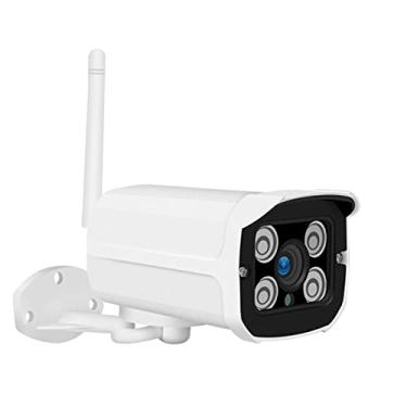 Imagem de Câmera de segurança 2MP externa, câmera IP WiFi 1080P interna, câmera doméstica com áudio bidirecional, detecção de movimento, visão noturna, câmeras remotas de aplicativos