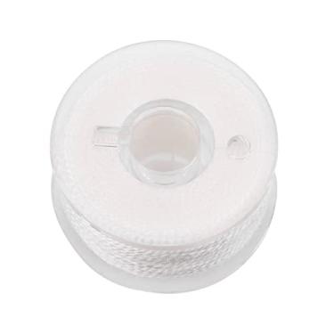 Imagem de linha solúvel em água,Linha de isca pva, sistema de funil de linha de isca branca pva solúvel em água, acessório de ferramenta de fita de corda de pesca de 20 m, para amarrar sacos de isca de pesca (