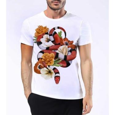 Imagem de Camiseta Camisa Cobra Coral Verdadeira Serpente Venenosa 6 - Estilo Kr