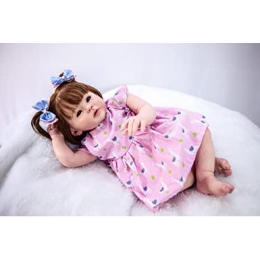 Imagem de Bebê Reborn Menina Realista Linda, Com Enxoval