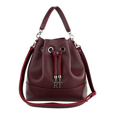 Imagem de Bolsa Sacola Feminina Estilo Ombro Retta Oficial Vinho
