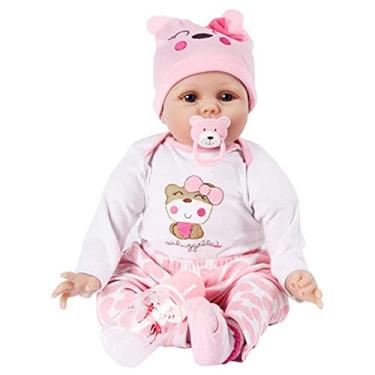 Imagem de Reborn Babies – 22 polegadas 55 cm boneca reborn de silicone – Mini bebês