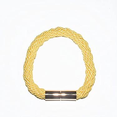 Imagem de Gravata Magnética Cortina Estilo Simples Cortina Amarra Trançada Trançada Porta Cortina Decorativa para Janelas, F, 4 Pçs