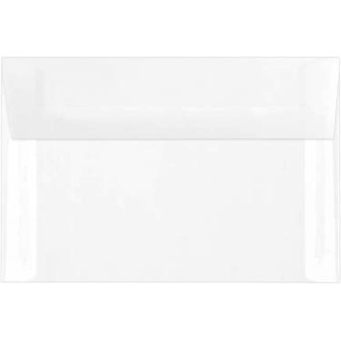 Imagem de Envelopes de convite A9 (5 3/4 x 8 3/4) - translúcido transparente (50 Qtd.)