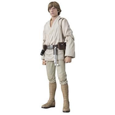 Imagem de BANDAI Boneco do Luke Skywalker de Star Wars da S.H Figuarts (A NOVA Esperança) com cerca de 150 mm ABS u0026 pintado em PVC