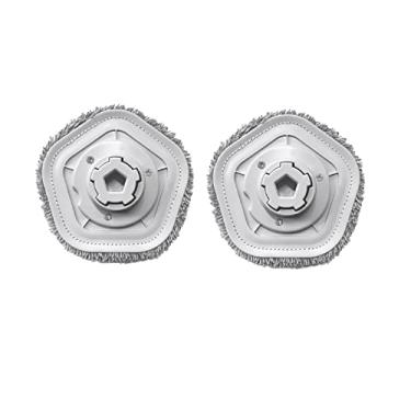 Imagem de wejojefo Almofadas de esfregão úmidas para Dreametech W10 para Dreame w10 acessórios de substituição de aspirador de pó robô, panos de reposição de peças