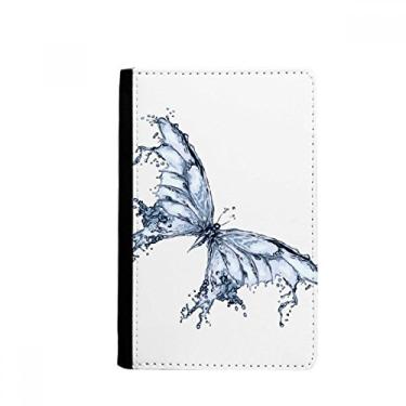 Imagem de Carteira Blue Butterfly Pipa para passaporte Notecase Burse com capa para cartão, Multicolor