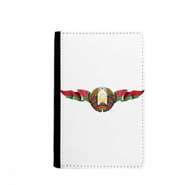 Imagem de Porta-passaporte com bandeira da Bielorrússia e emblema nacional Notecase Burse capa para cartão, Multicolor