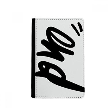 Imagem de End Funny Quote Handwrite Style Passport Holder Notecase Burse Wallet Cover Card Purse, Multicolor