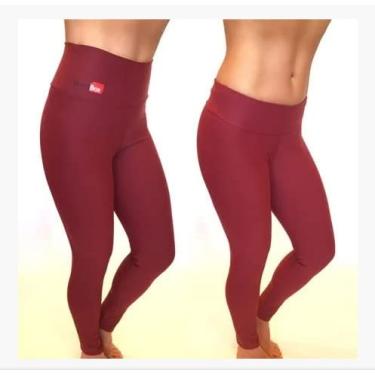 Imagem de Calça Legging cintura alta - Marsala Tamanho:PP