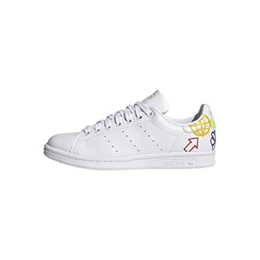 Imagem de adidas Originals Tênis feminino Stan Smith (End Plastic Waste), Branco/Halo Marfim/Branco, 11