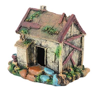 Imagem de Caverna De Decorações De Aquário Fundo Do Aquário Adereços De Aquário Ornamento De Aquário De Montanha Aquário Tronco Em Decomposição Oco Barril De Vinho