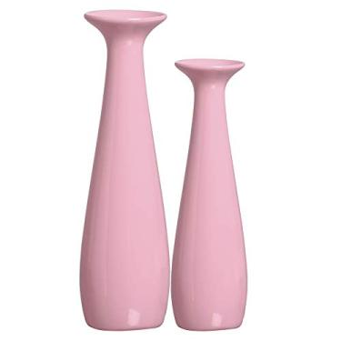 Imagem de Duo Solitarios Bella G E Peq Ceramicas Pegorin Rosa Bebe