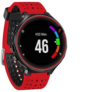 Imagem de GVFM Pulseira compatível com Garmin Forerunner 735XT, pulseira de silicone macio de substituição para relógio inteligente 220/230/235/620/630/735XT/235 Lite Smart Watch para mulheres