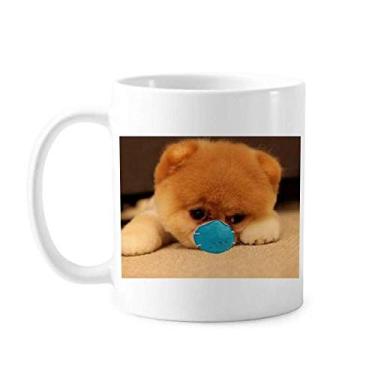 Imagem de Lazy Head Caneca de cerâmica para café e porcelana com estampa de cachorro