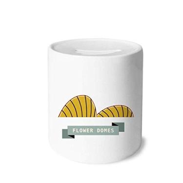 Imagem de DIYthinker Cingapura Flor Domos Marco Caixa Dinheiro Caixa de Cerâmica Porta-Moedas Presente