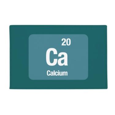 Imagem de DIYthinker Ca Cálcio elemento químico ciência tapete antiderrapante tapete para porta de banheiro