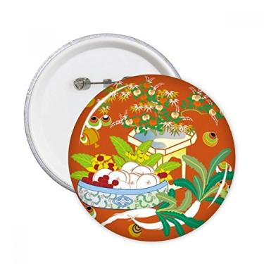 Imagem de Pintura colorida cultura folha, broches, emblema, decoração de roupas, 5 peças, presente