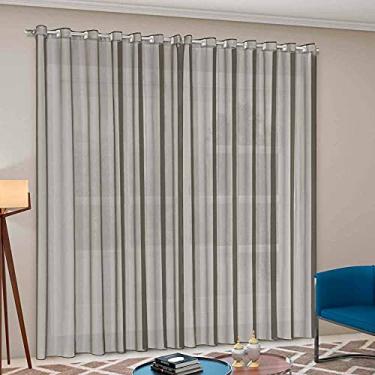 Imagem de Cortina Voil Priori Sala Quarto 3,00x2,5m com Ilhós