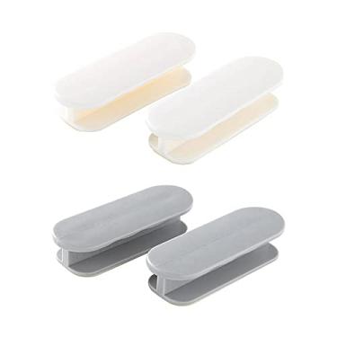 Imagem de 2 peças de porta, janela, armário, puxador, gaveta, organizador, suporte, alça multifuncional, ferramenta, economia de trabalho, armazenamento, dispositivo, branco