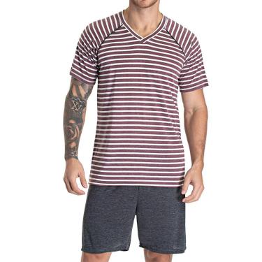 Imagem de Pijama Masculino Curto Listrado 09.02.011