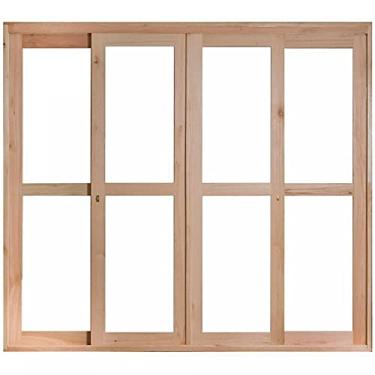 Imagem de Porta Janela 2 Caixilhos de Correr 2 Caixilhos Fixos para Vidros Inteiros sem Venezianas Rondosul