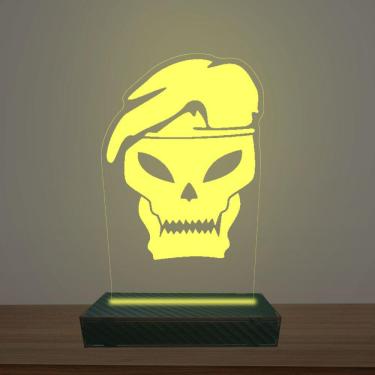 Imagem de Luminária Led 3d Call of Duty Abajur Luxo