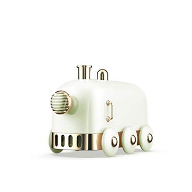 Imagem de Umidificador Mini USB Umidificador Portátil Trem Pequeno Umidificador Luz Noturna Quente Desligamento Automático Escritório Casa e Carro Umidificador Silencioso Quarto Babyroom Sala de Estar Névoa Fresca Umidificador (Cor: Branco)
