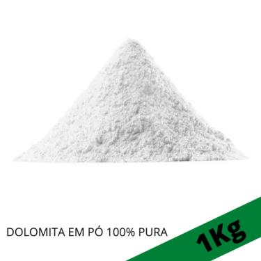 Imagem de Dolomita Em Pó 100% Pura Carbono De Cálcio E Magnésio 1Kg
