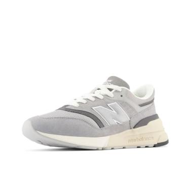 Imagem de New Balance Tênis unissex adulto 997r, Cinza, 10.5 Wide Women/9 Men