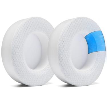 Imagem de WC Freeze Virtuoso Pro – Almofadas de gel refrescante para fones de ouvido CORSAIR Virtuoso Pro, feitas por Wicked Cushions – Conforto e durabilidade aprimorados para jogos superiores | Branco