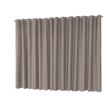 Imagem de Cortina Tecido Blackout Toque De Seda 3,00M X 2,60M - Avelã