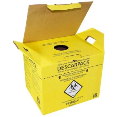 Imagem de Coletor para Material Perfurocortante Descarpack - 13L