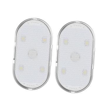 Imagem de SUPVOX 2 peças 7 luzes de LED ambiente de carro para carro luz de parede USB luz de atmosfera de carro luzes interiores de carro luzes de teto de carro luzes interiores de carro luzes LED de carro abs
