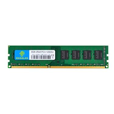 Imagem de 8GB DDR3, Rasalas 8GB 1600MHZ DDR3 PC3 12800U 1.5V CL11 2Rx8 PC3 DDR3 Ram DDR3 1600 Dual Rank Unbuffered 240 Pin DDR3 UDIMM Desktop Memory
