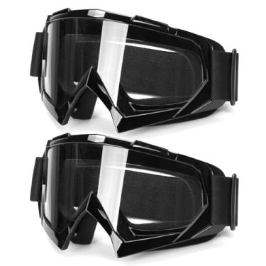 Imagem de JAGASOL Óculos de bicicleta suja, óculos de esqui para homens e mulheres, óculos de esportes motorizados para equitação snowboard corrida, óculos de motocicleta para quadriciclo off-road motocross