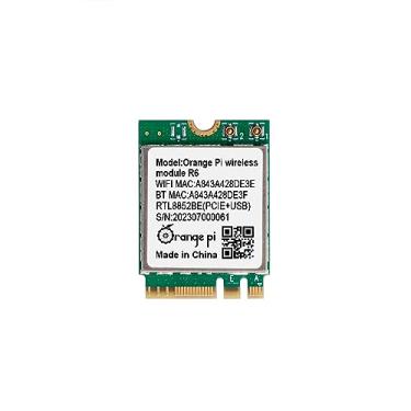 Imagem de Orange Pi Placa sem fio 5 Plus WiFi 6 módulos 1201Mbps PCIe Wi-Fi6+BT5.2, módulo sem fio R6 suporta WiFi Bluetooth compatível com computadores de placa única Orange Pi 5 Plus