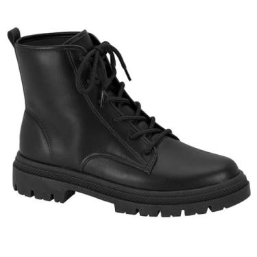Imagem de Bota Feminina Coturno Moleca Berlim (Preto, BR, Adulto, Numérico, 37)