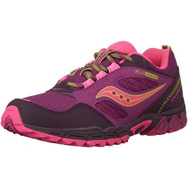 Imagem de Saucony Tênis Excursion Shield (criança pequena), Berry/Rosa/Citron, 6.5 Wide Big Kid